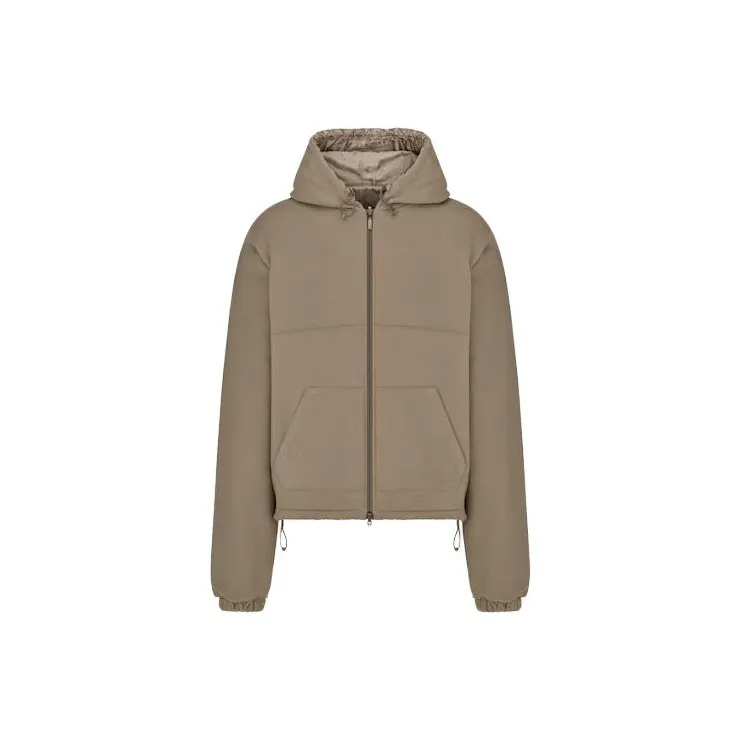 DIOR Logo Embroidered Zip Up Jacket