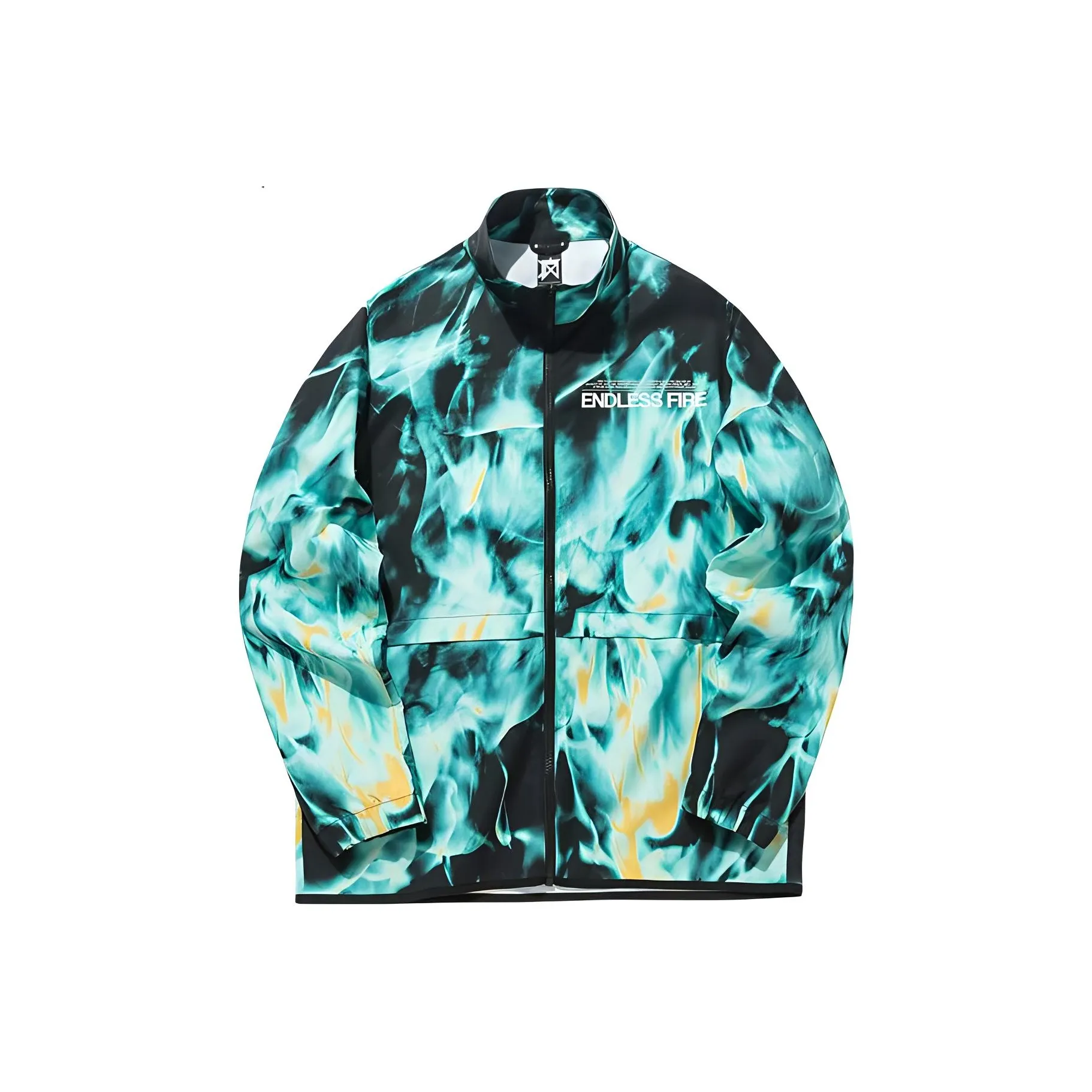 ANTA Basketball Collection Jackets Men's Neon Turquoise