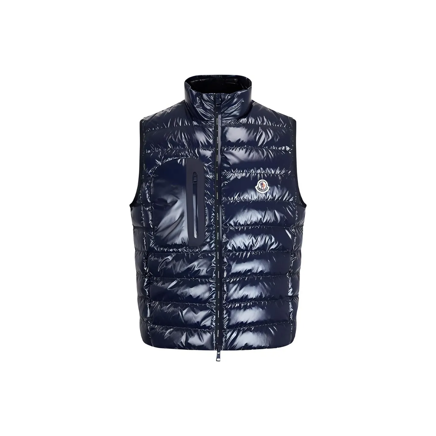 Moncler SS22 Down Vest Men's Dark Blue