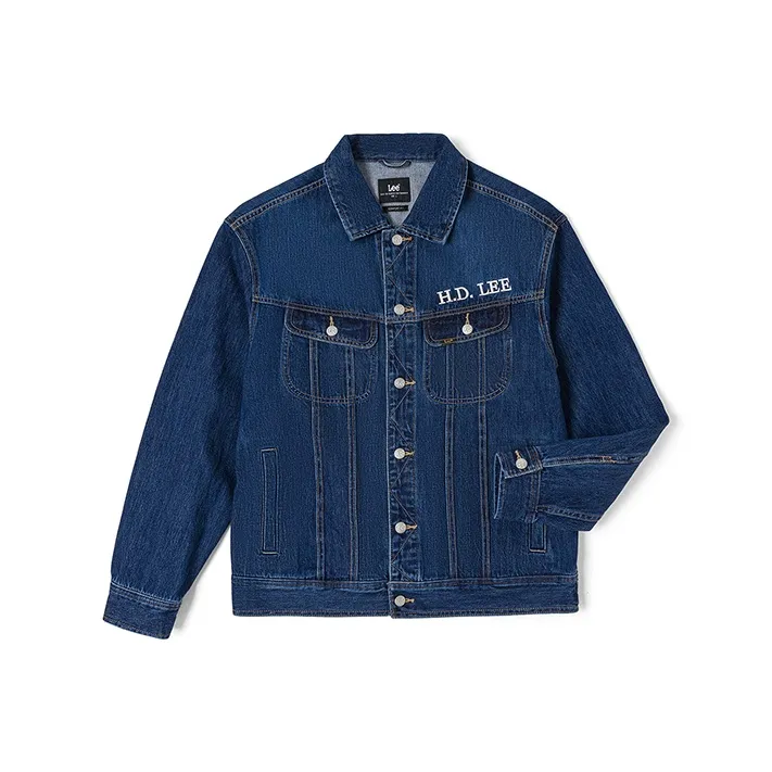 Lee SS23 Denim Jacket Spring Autumn Men's Medium Blue Ли SS23 Деним Куртка Весенний Осенний Мужской Средний Синий