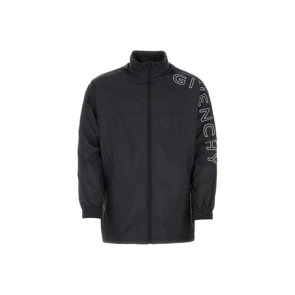 Givenchy Logo Embroidered Hooded Jacket