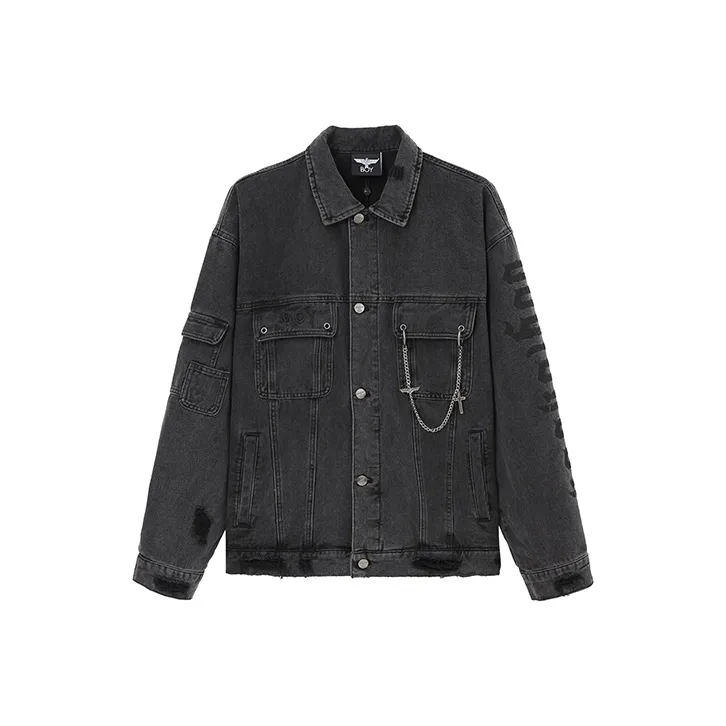 Boy London Denim Jacket Unisex Gray