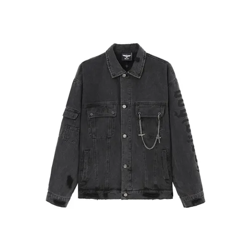 BOY LONDON Серый Унисекс Джинсовые куртки