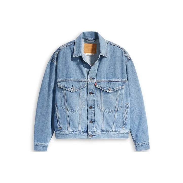 Levis Loose Fit Denim Jacket Men's Blue