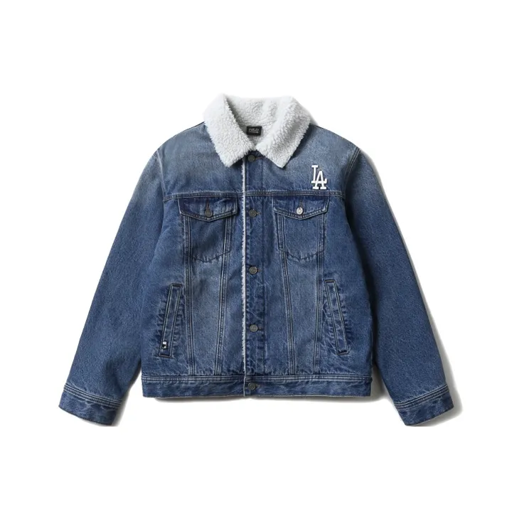 MLB Los Angeles Dodgers Denim Jackets Unisex Blue