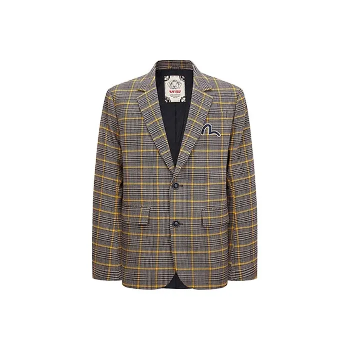 EVISU Клетка Цветочный Мужской Деловой Костюм