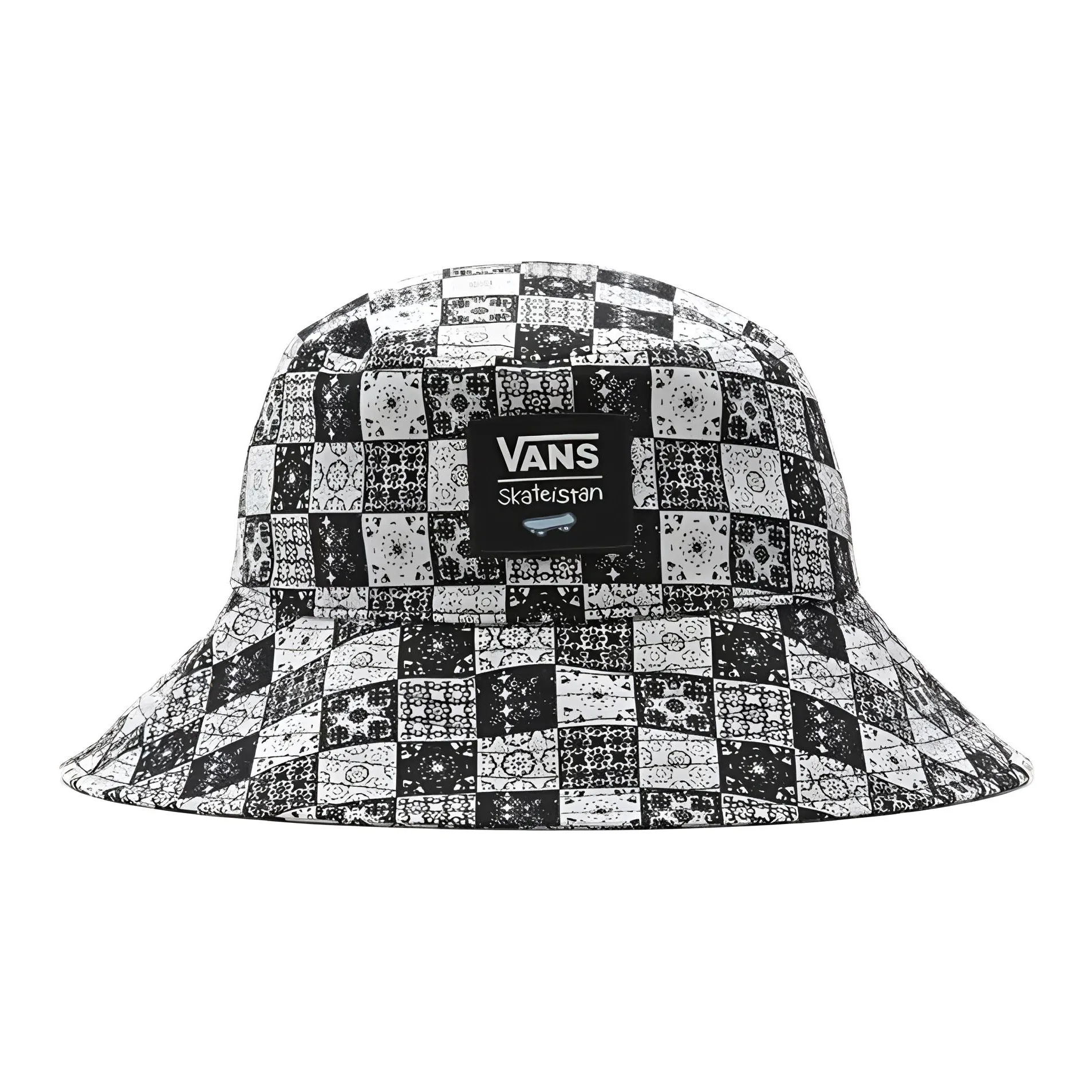 VANS Cotton Bucket Hats Черно-белая панда Унисекс