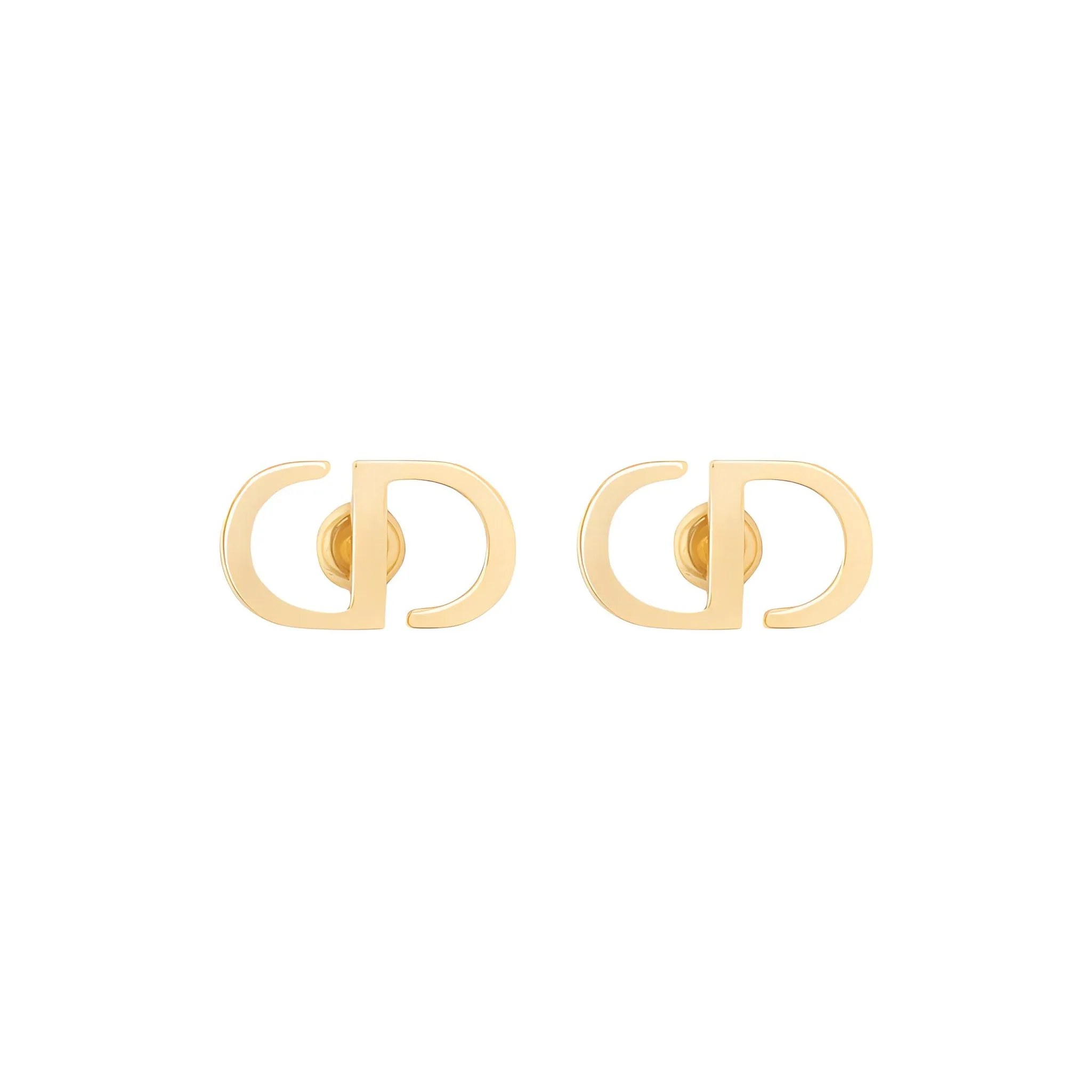DIOR Stud Earrings Women's Gold