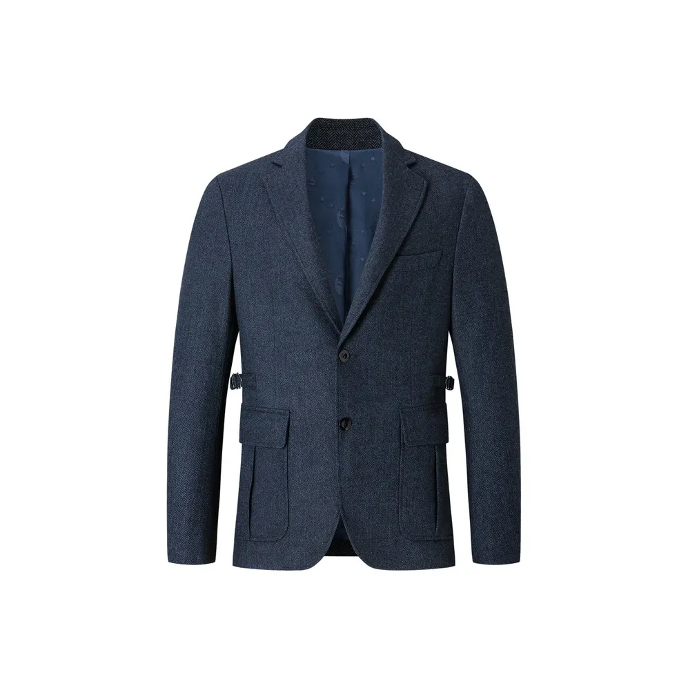 SEPTWOLVES Бизнес-костюм мужской темно-синий