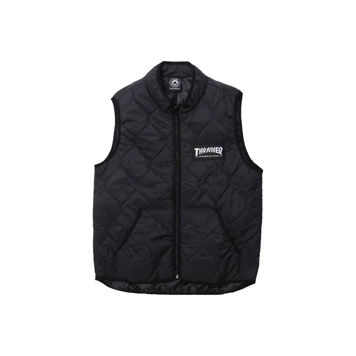 Thrasher Vest US Version Unisex Black