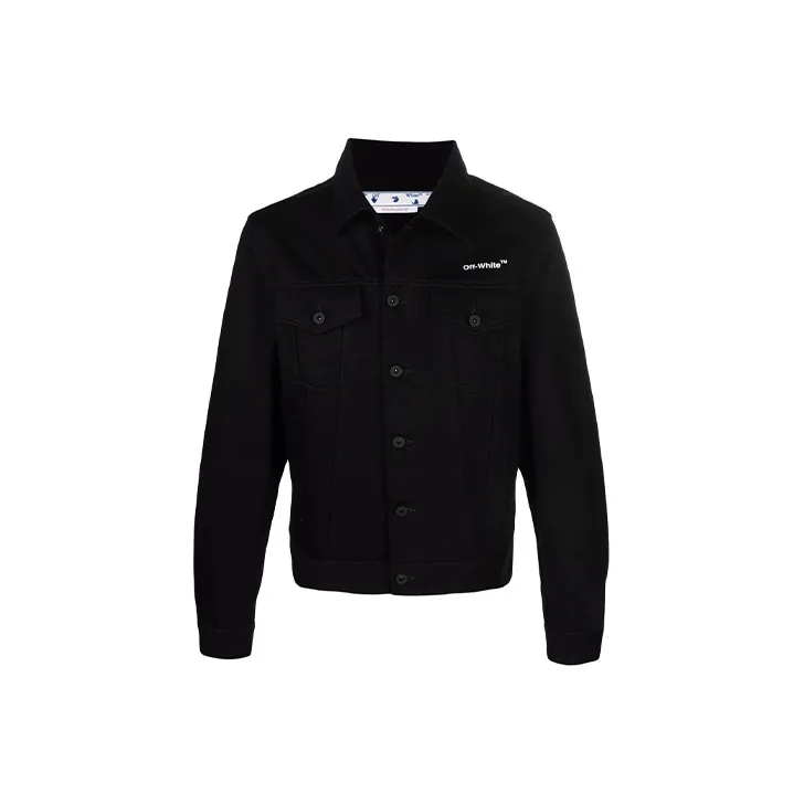 OFF WHITE Diag Stripe Denim Jacket