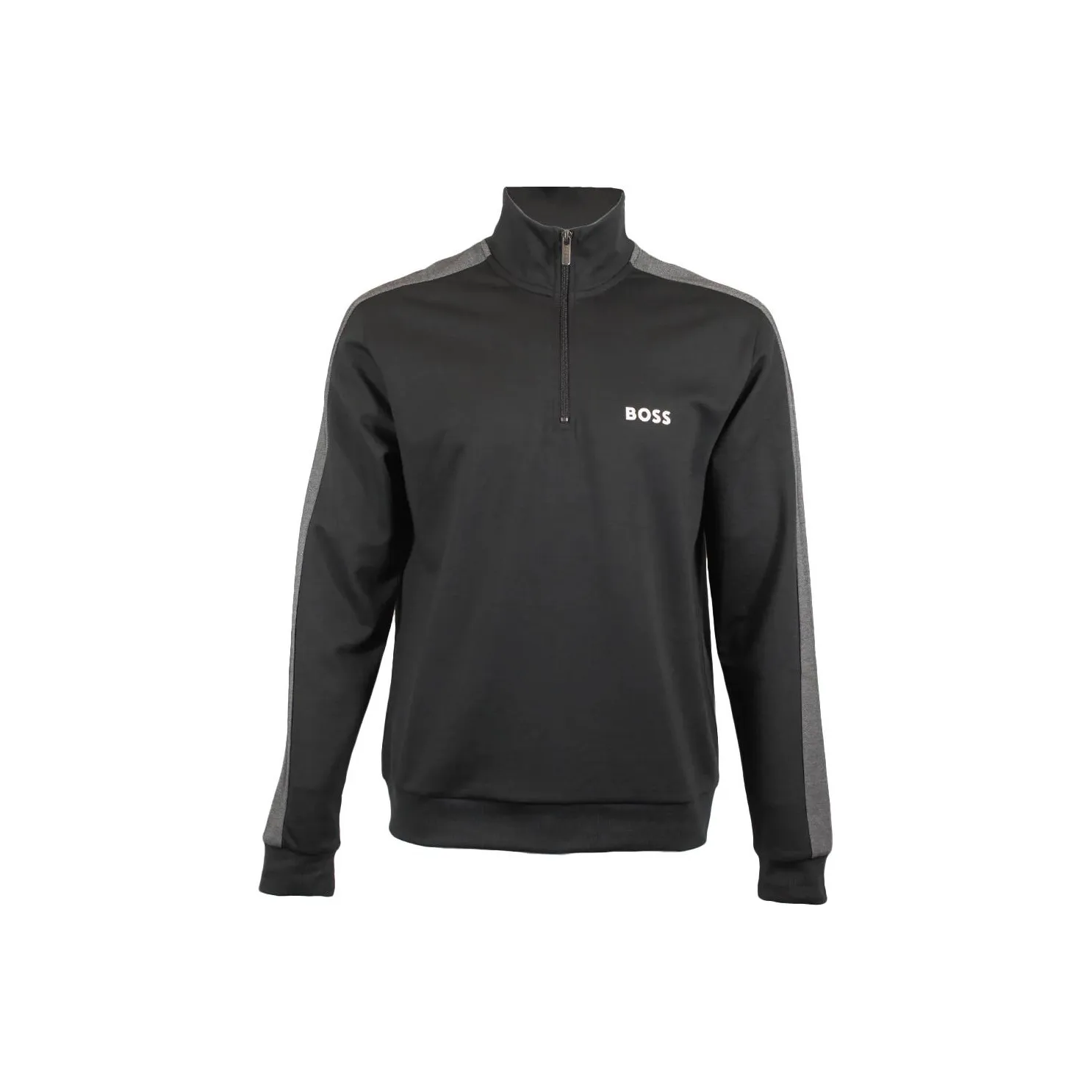 Boss Logo printed Half zip Sweater