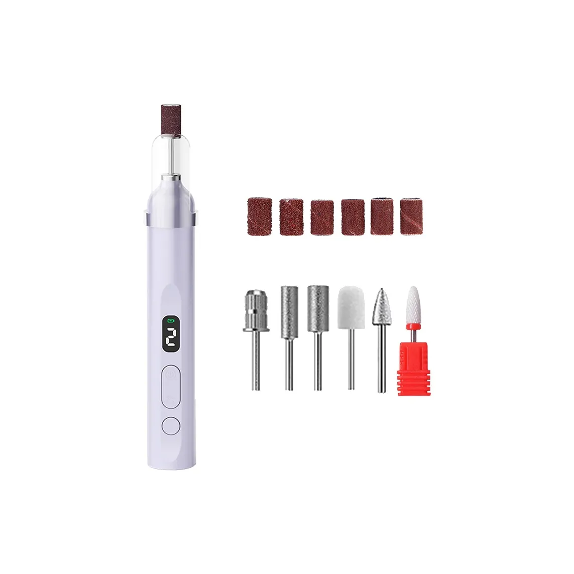 Miss Candy Набор для удаления ногтевого искусства Многофункциональный Полировщик Портативный Легкий Удаление лака для ногтей