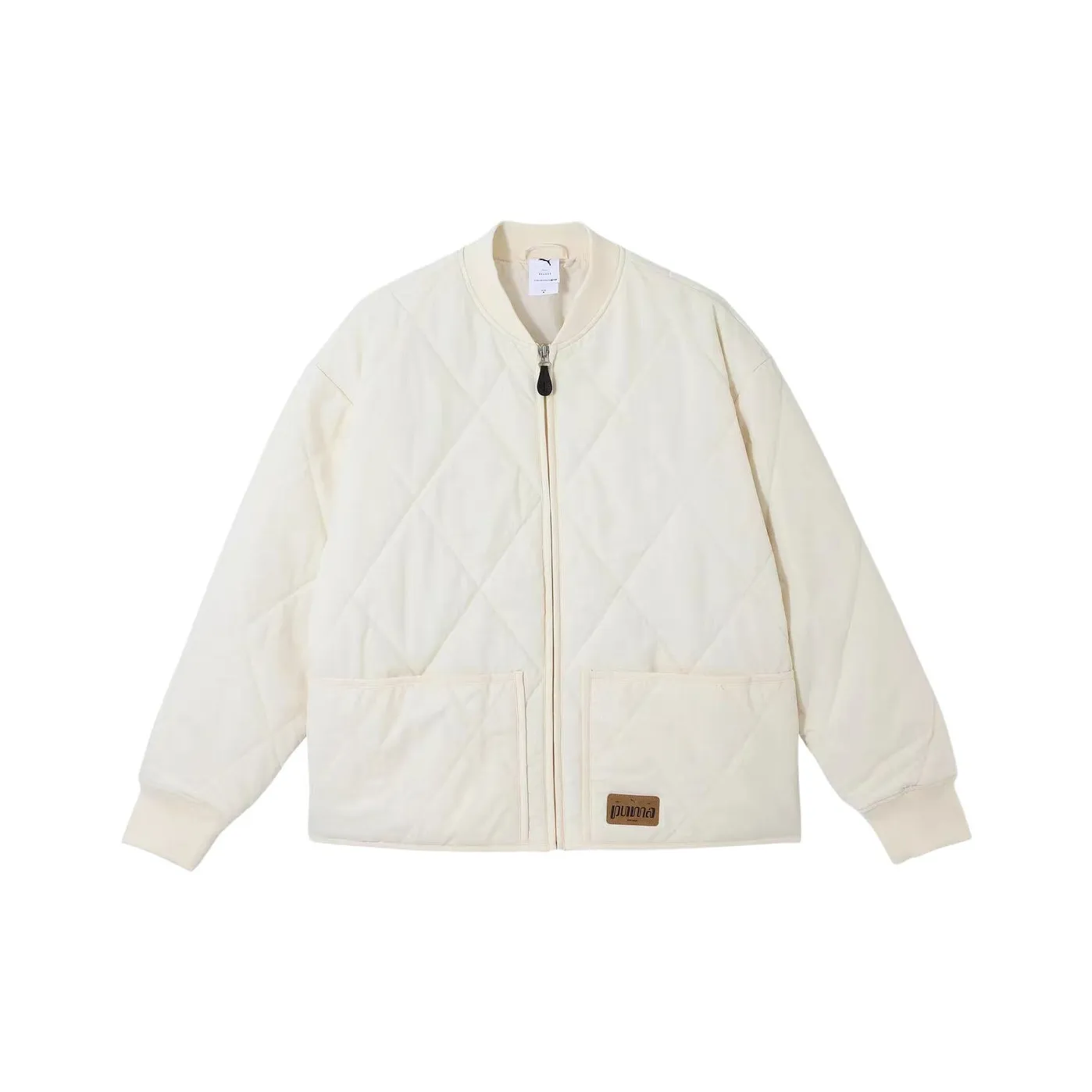 PUMA RETRO REVERIE PADDED BOMBER Jackets zip Coats Unisex Almond Candy Color