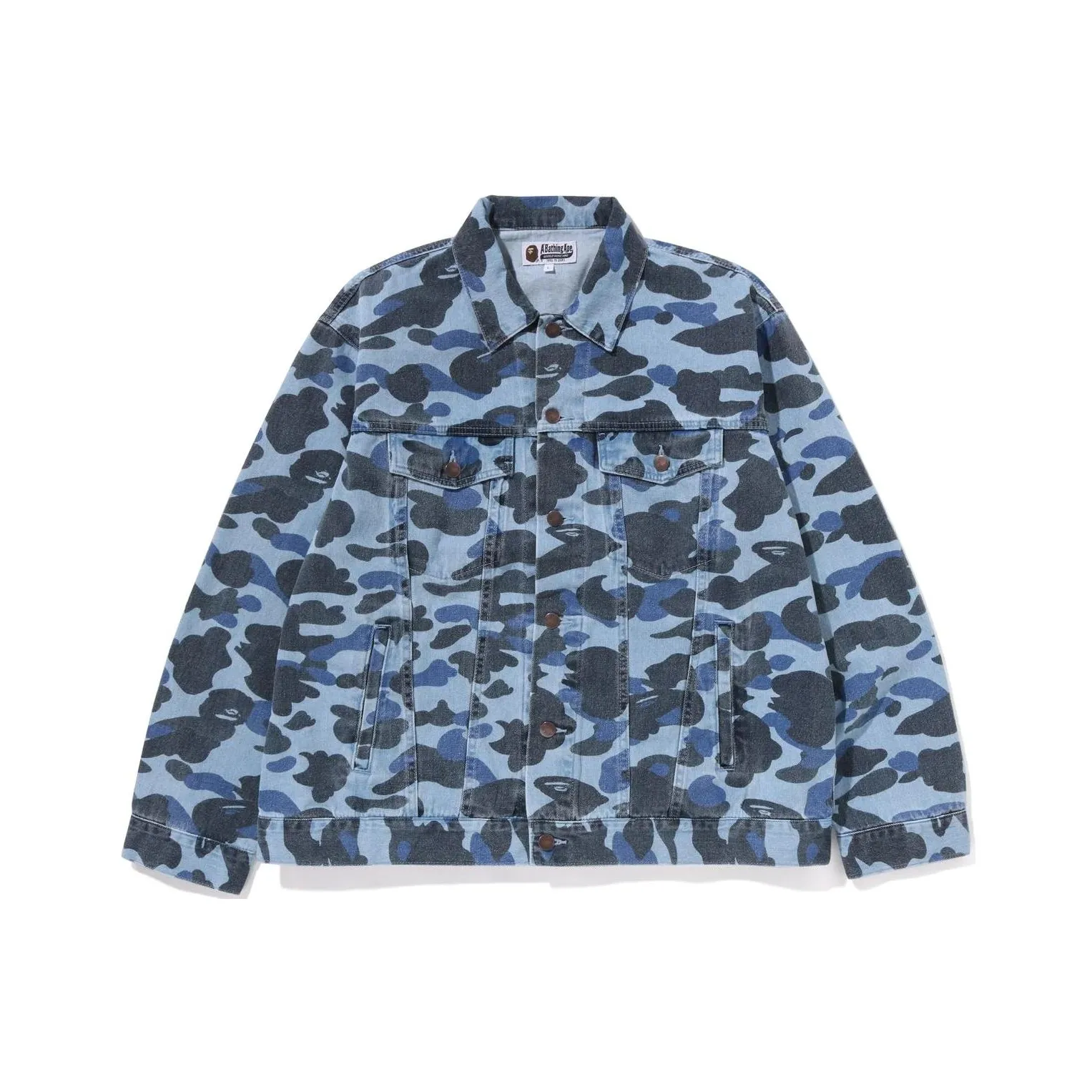 Bape Color Camo Denim Jacket
