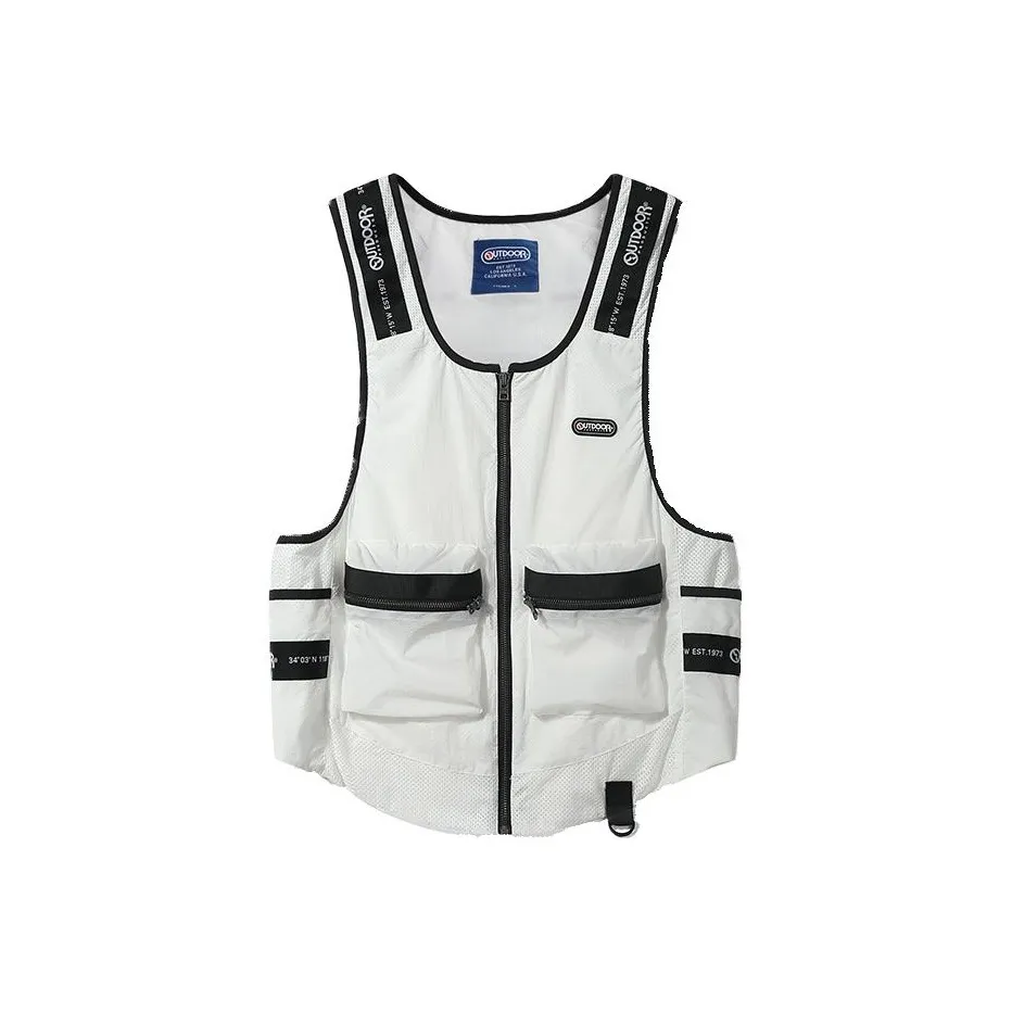OUTDOOR PRODUCTS Vests Unisex Moon White