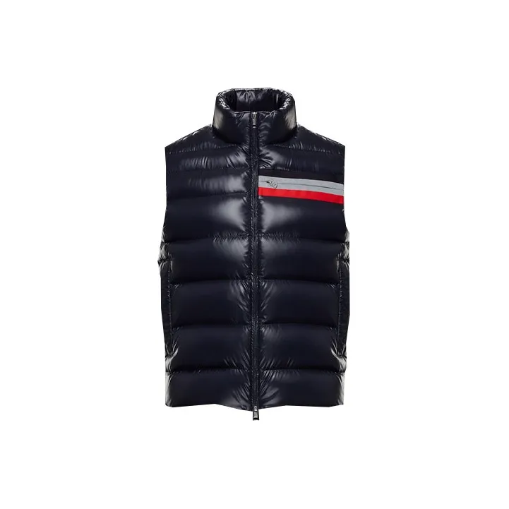 Moncler Down Vest Men's Dark Blue
