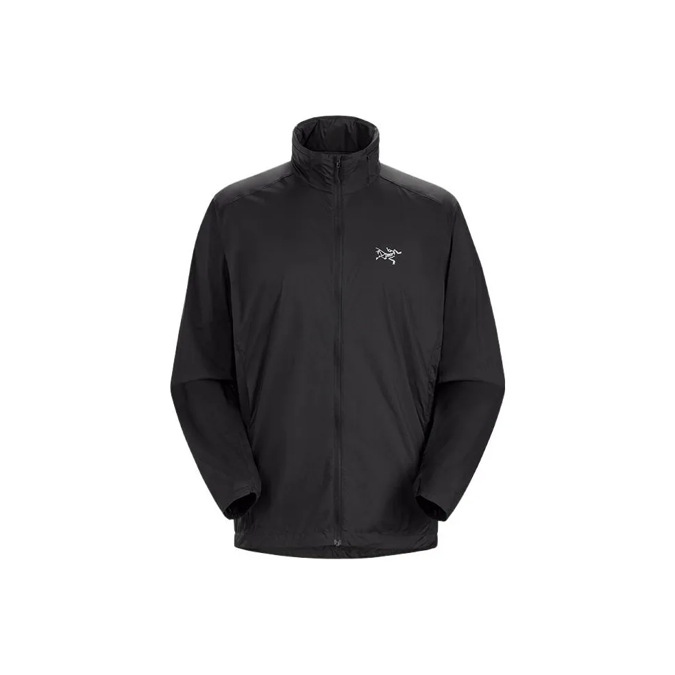 Arcteryx SS23 Nodin Men's Logo Lightweight Windproof Stand Collar Jacket