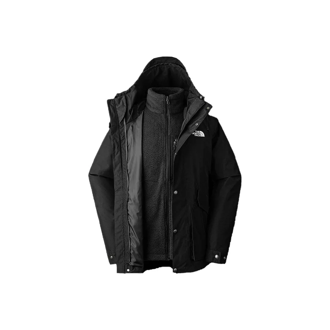 THE NORTH FACE City Outdoor Collection Водонепроницаемый Ветрозащитный Термический And Дышащий Ветровка Мужской Черный