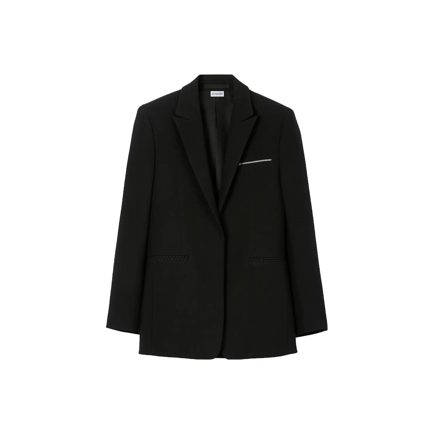 Burberry Single-breasted Wool Blazer