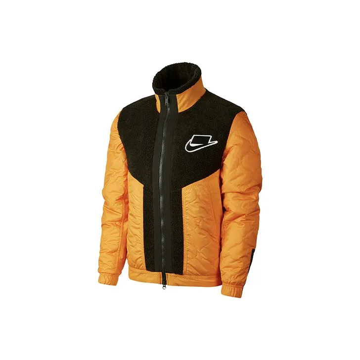 Nike Puffer Jacket Men's Golden Orange Yellow