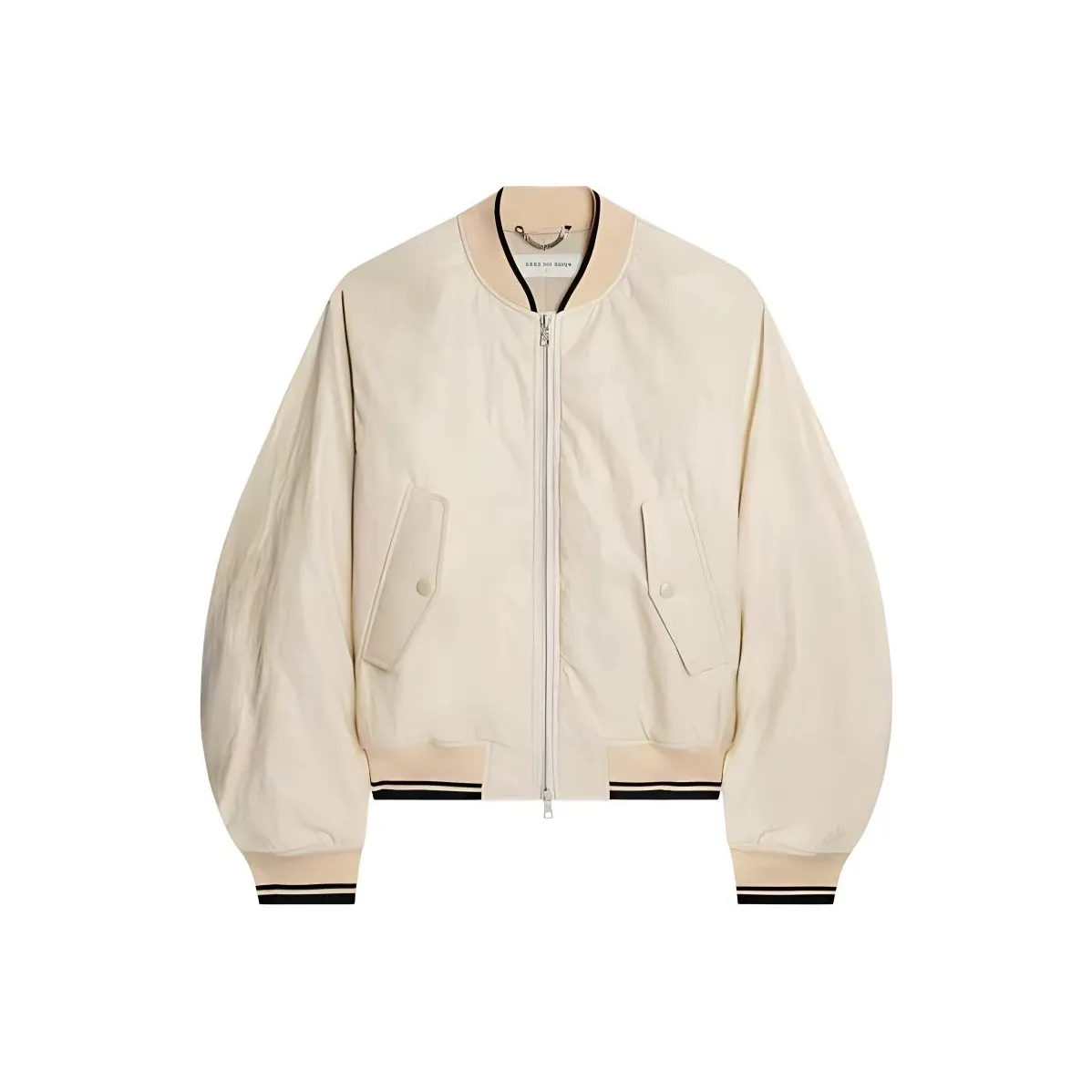 Горчично-жёлтый пиджак h&m Striped Edge Drop Shoulder Bomber Jacket
