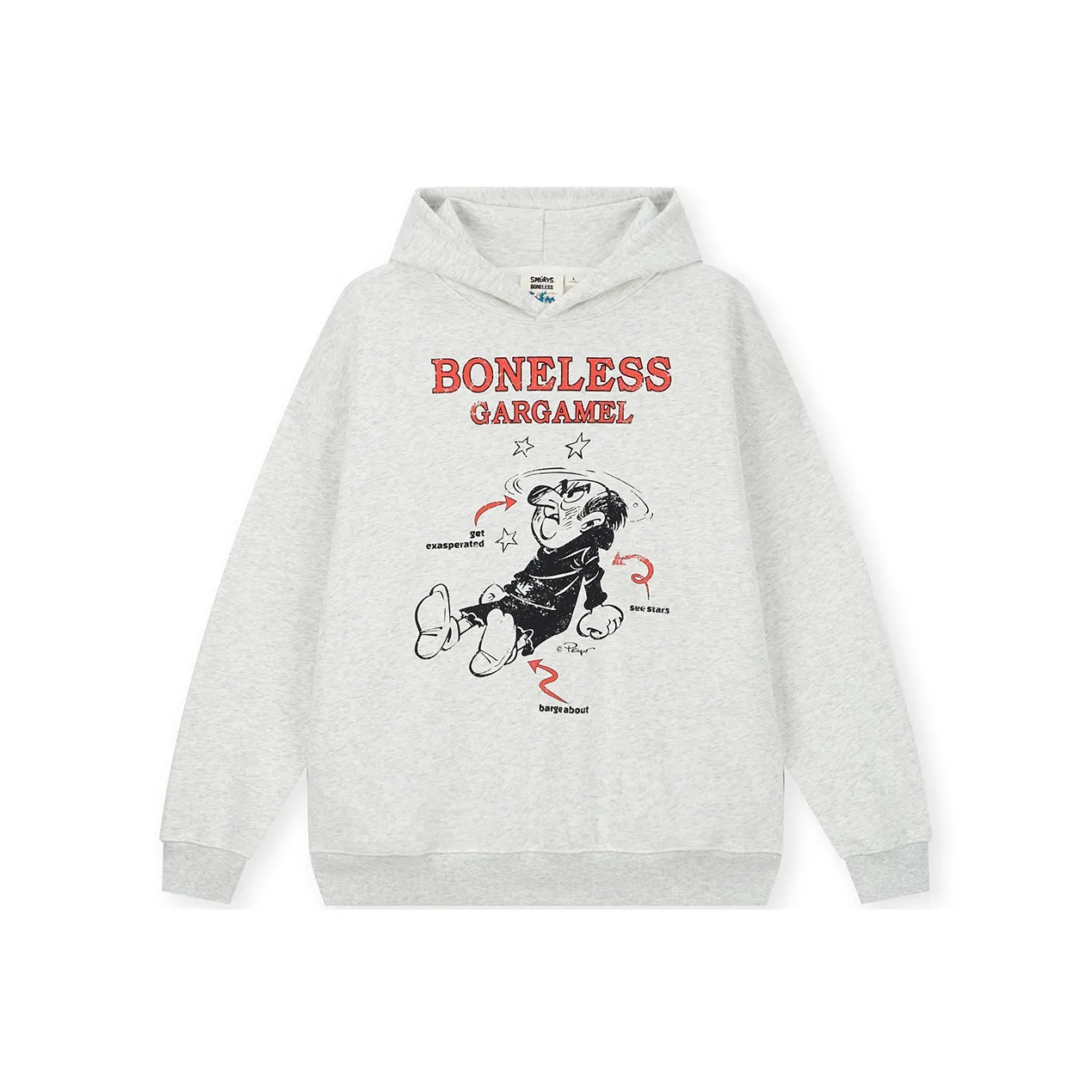 BONELESS Свитшоты унисекс серого цвета Фотиния