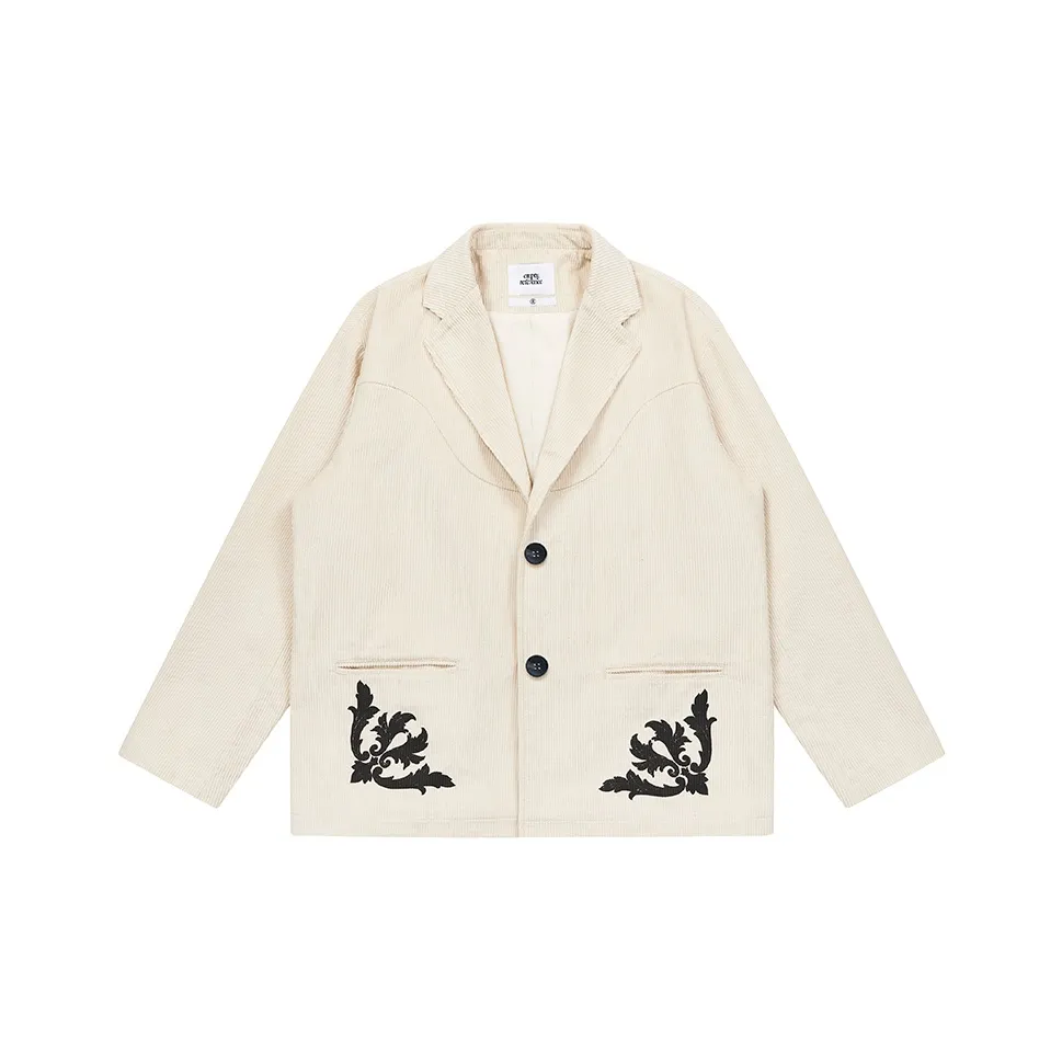 EMPTY REFERENCE Бизнес-костюм унисекс бежевого цвета