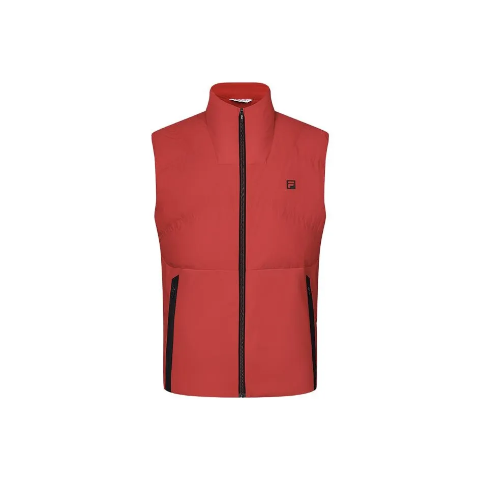 FILA Golf Series Vest Men's Fluorescent Flame Red