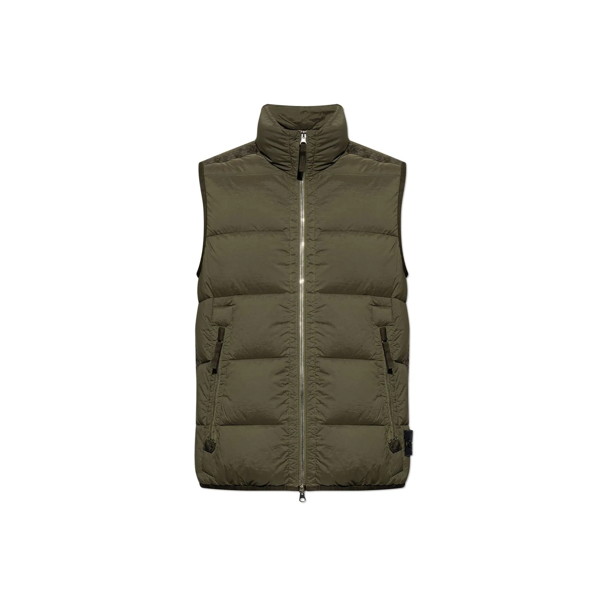 STONE ISLAND Vest Men's Olive Green