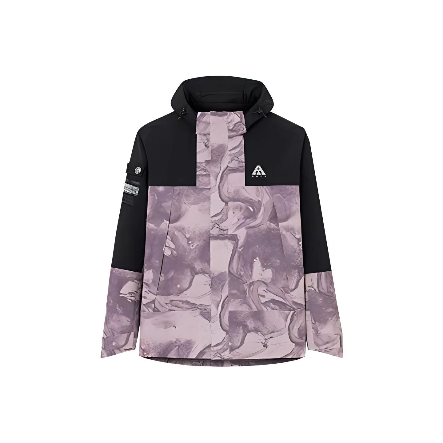 ANTA Variety Тренировки Коллекция Водонепроницаемый и Ветрозащитный Ветровка Мужская Нежно-розовый Основной черный