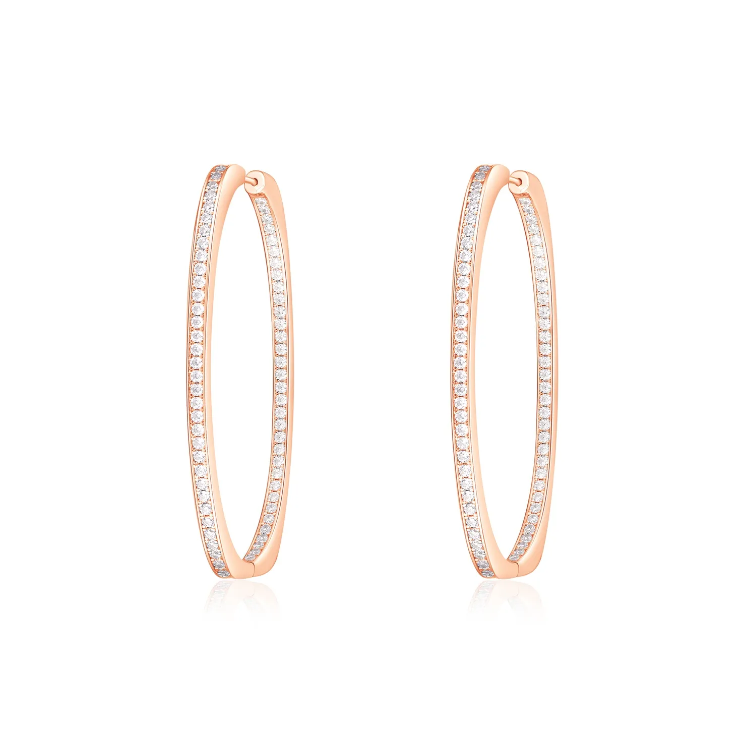 Apm Monaco Серьги из меди и сплава женские розовое золото