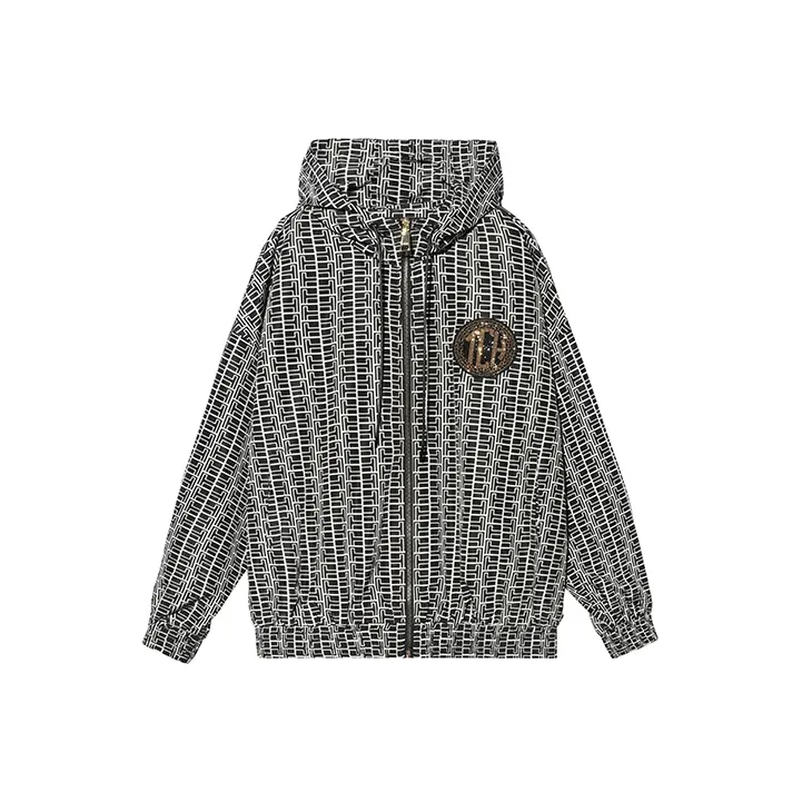 TCH Черно-белая клетка Унисекс Куртки