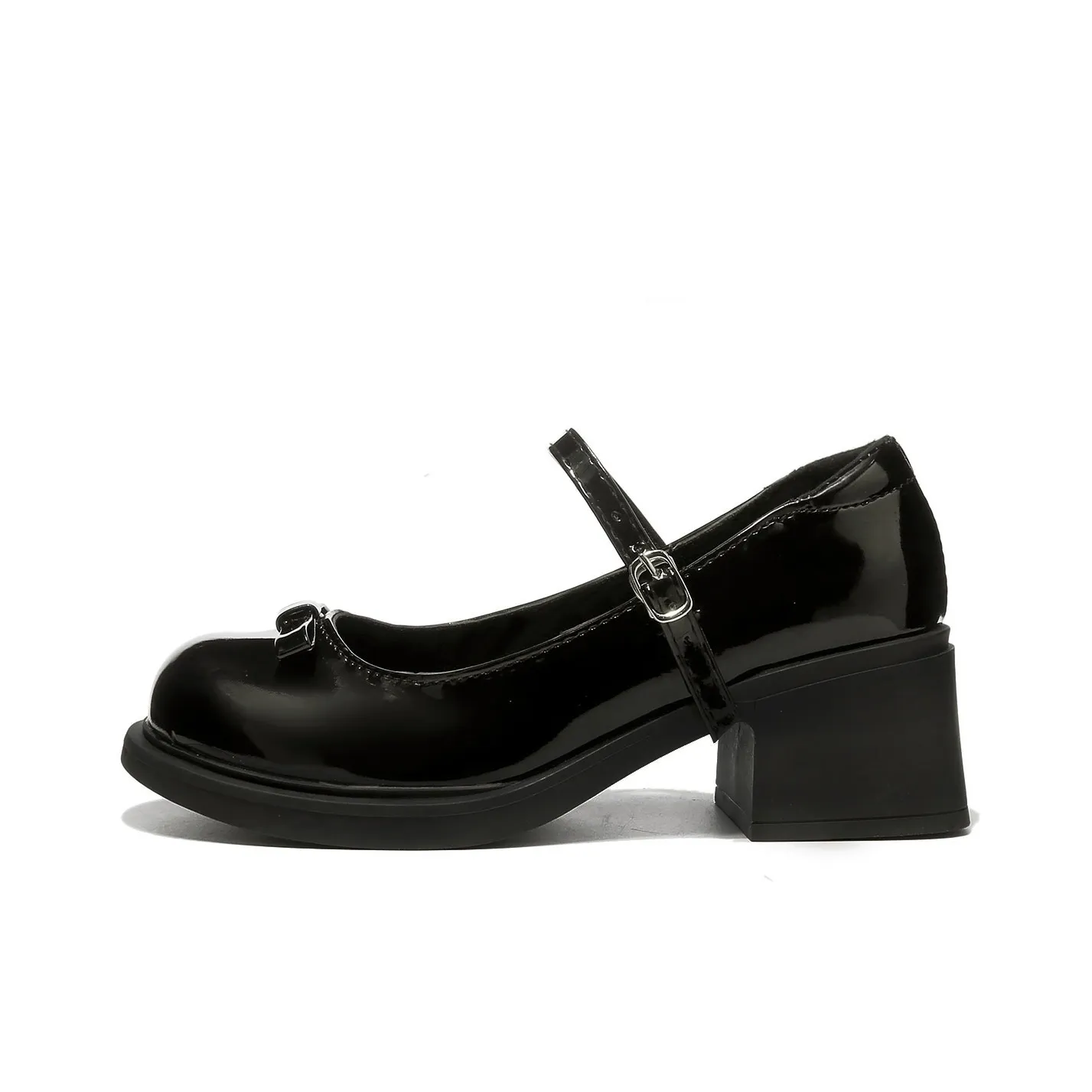 Medd Грубый каблук Туфли Мэри Джейн Женские