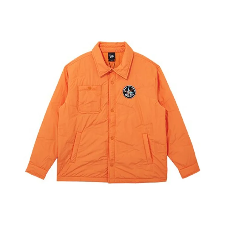 New Era Хлопковый пуховик Унисекс Оранжевый