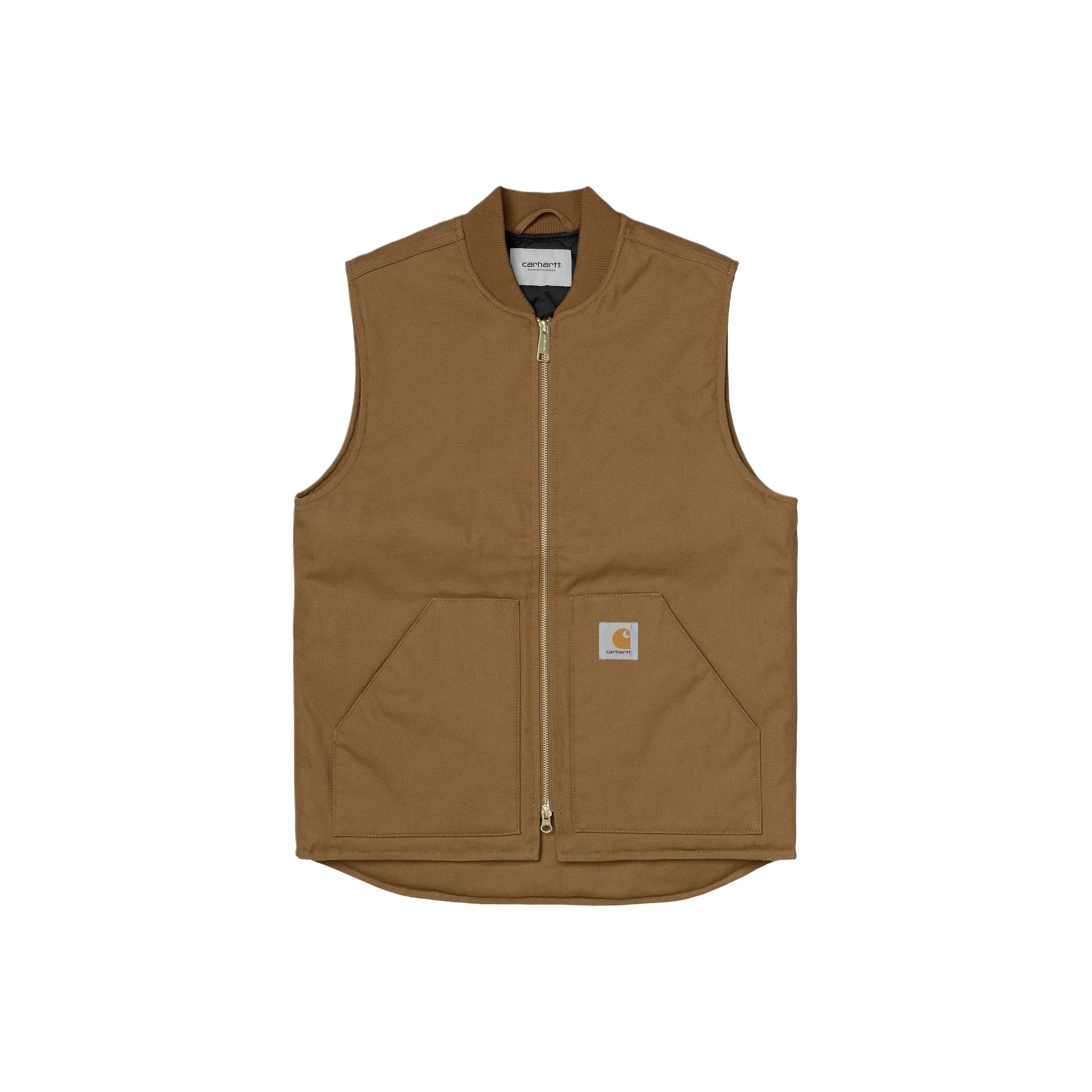 Carhartt WIP V Neck Logp Patch Zipped Vest