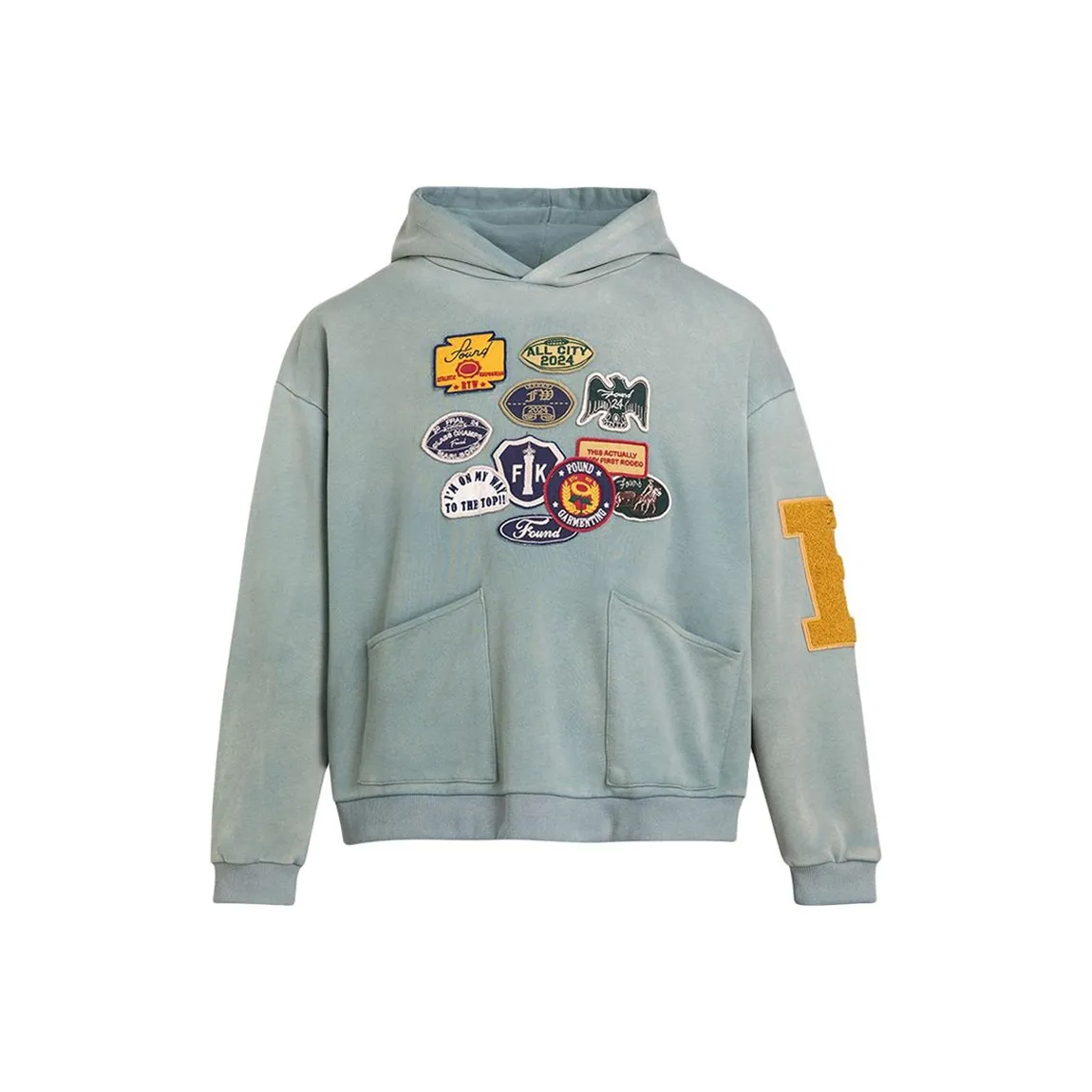 Profound Потертый Бирюзовый Унисекс Свитшоты