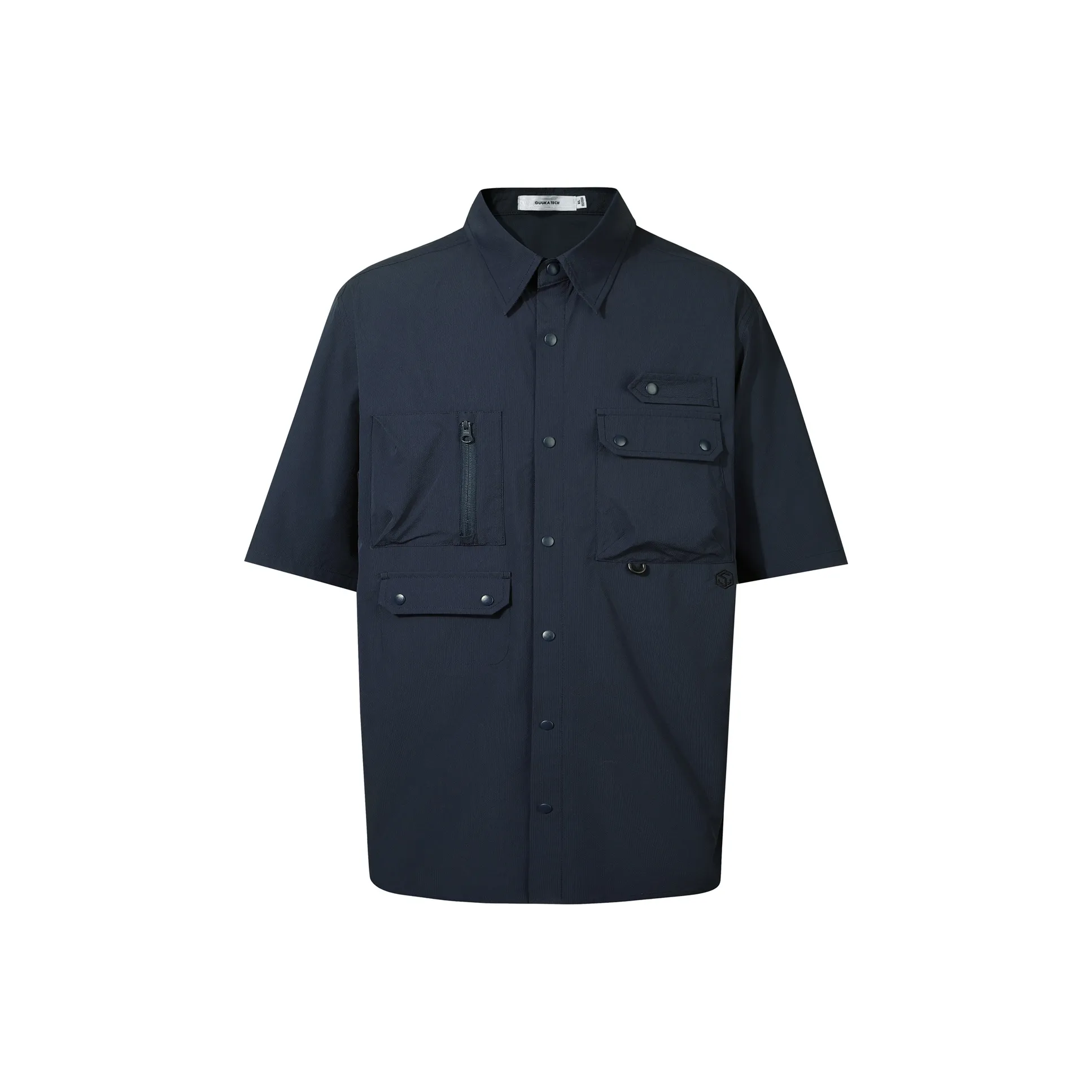 GUUKA TECH Рубашка Мужская Темно-Синяя