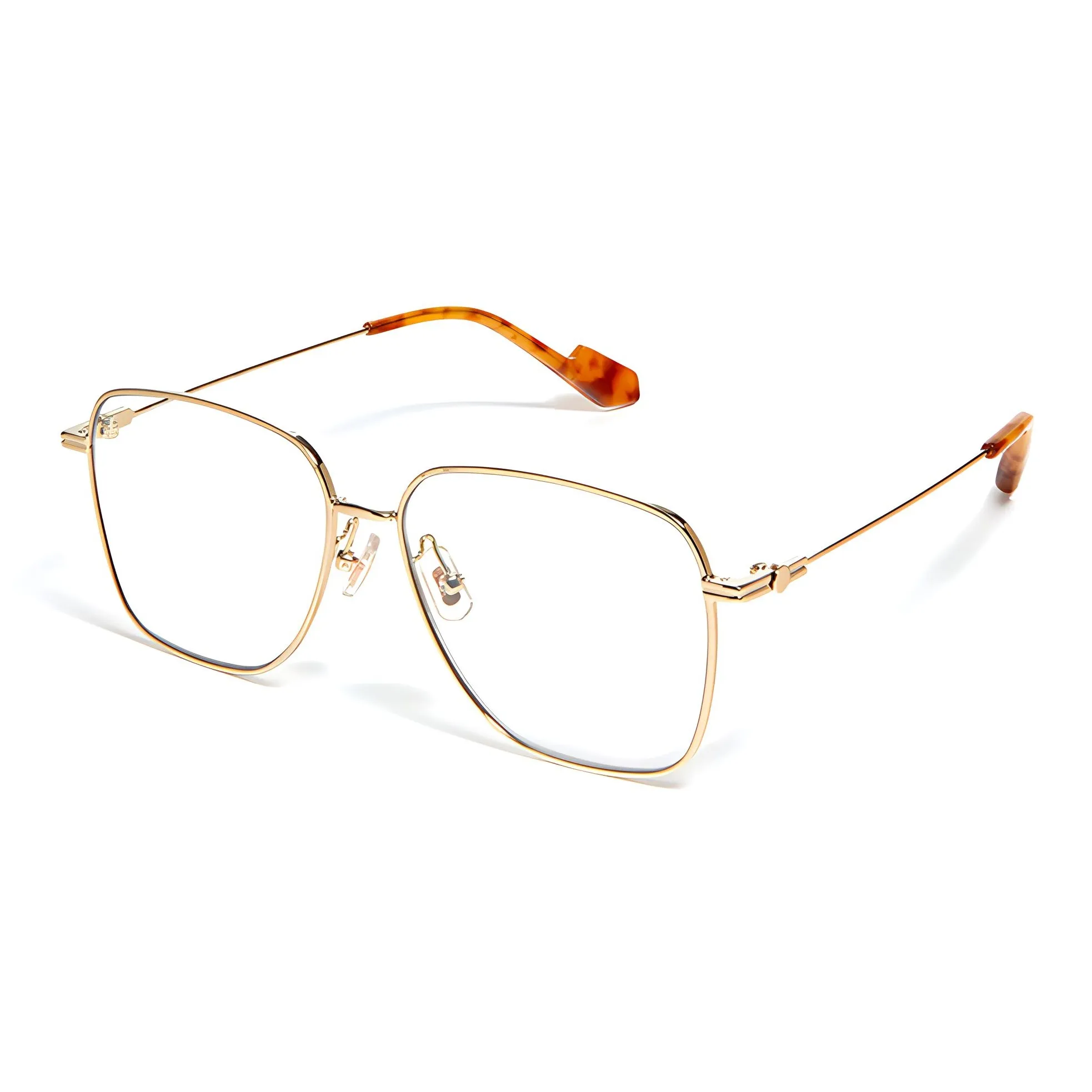 GENTLE MONSTER Alloy Square Optical Glasses Unisex Gold