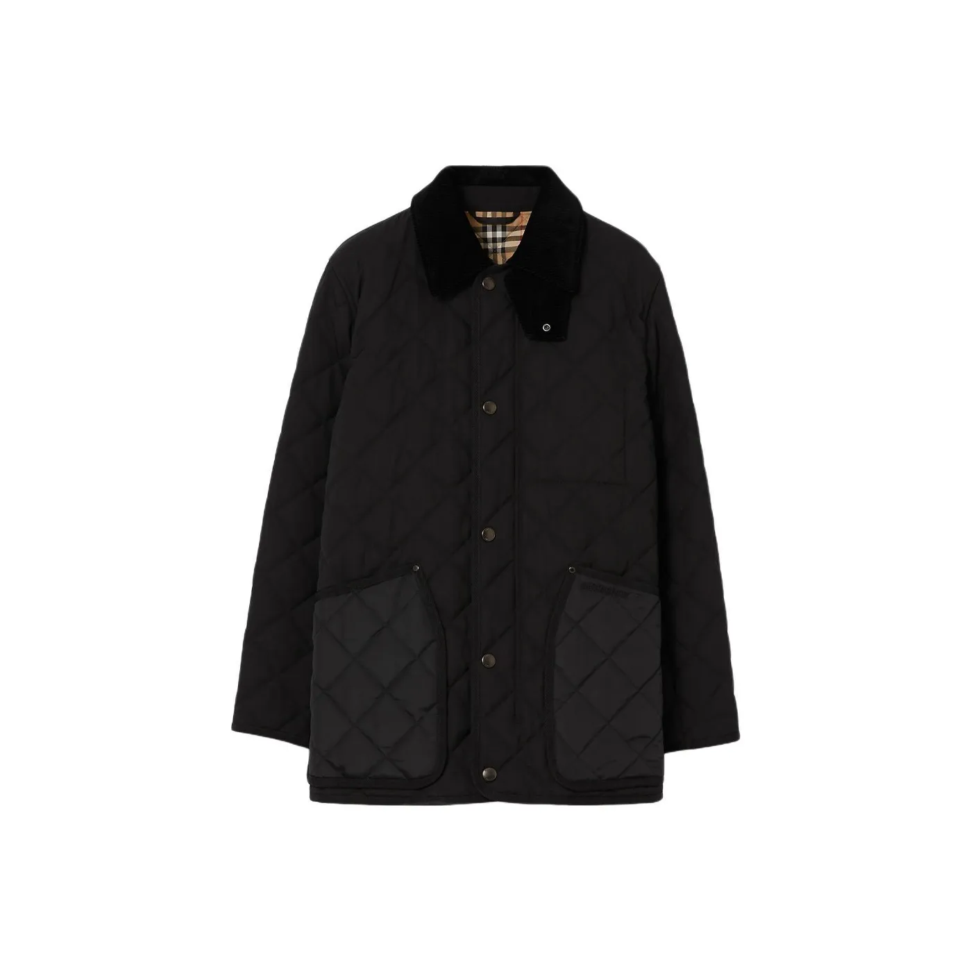 Burberry Corduroy collar Quilted Jacket