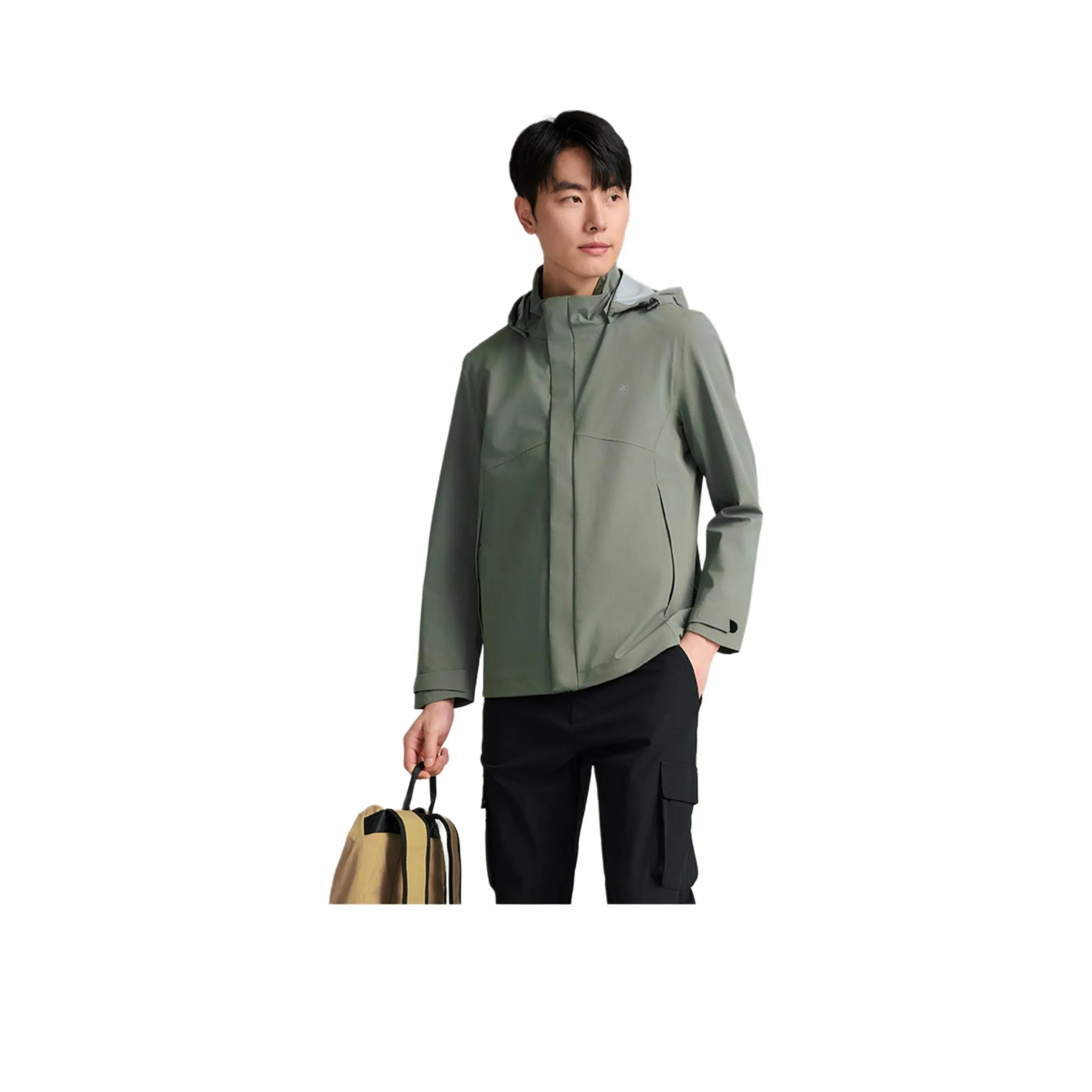 JODOLL Куртки Пальто Мужской Горох Зеленый