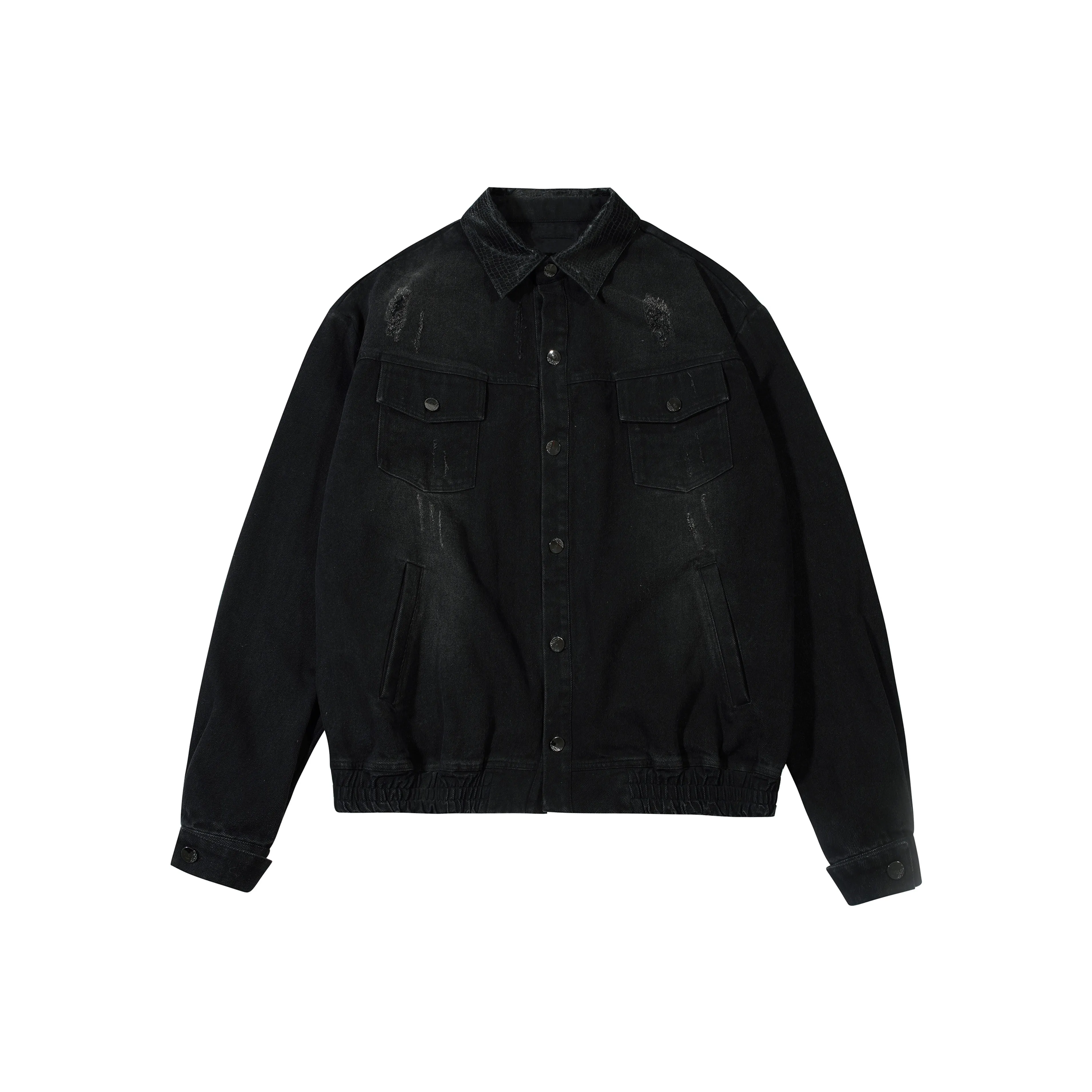 SUPEREALLY Denim Jacket Unisex Black