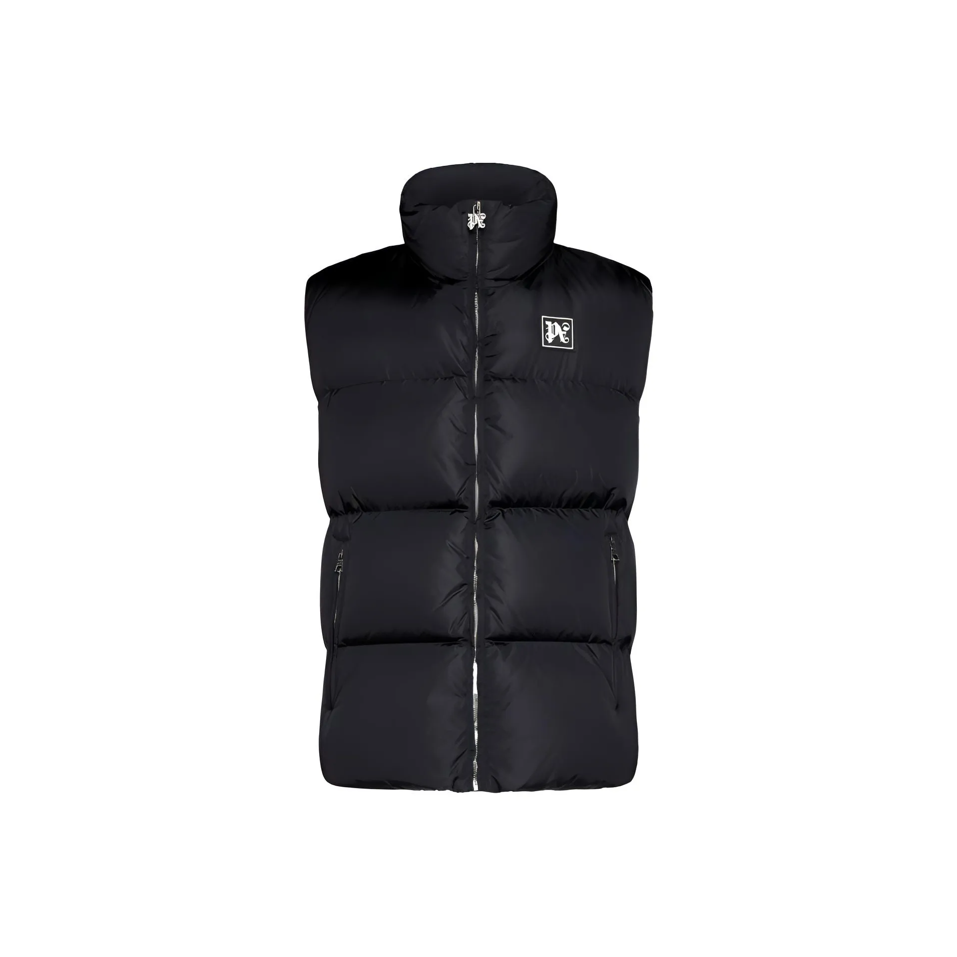 PALM ANGELS Logo appliqué Quilted Ski Gilet