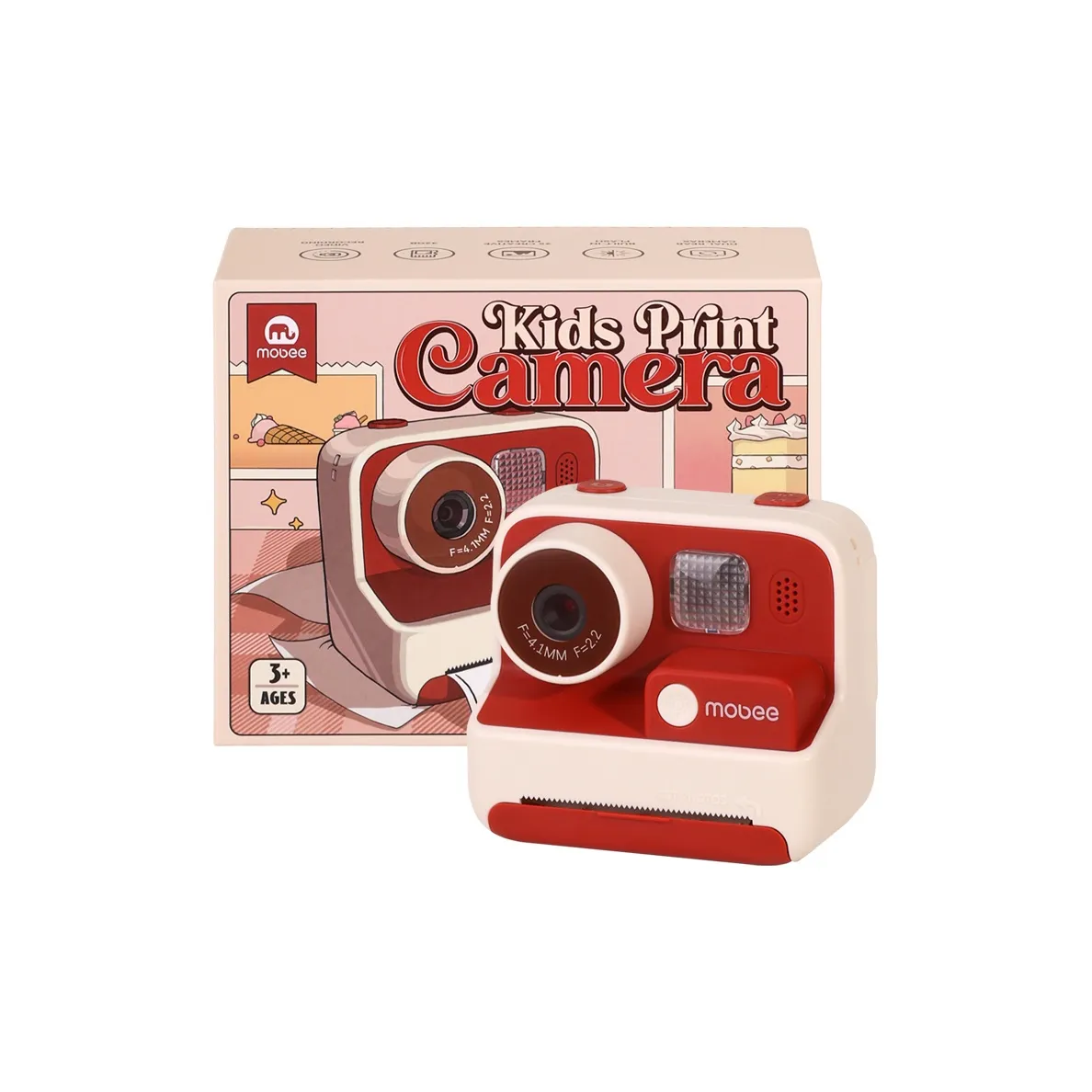 MOBEE Kids Цифровая Камера для Малышей Фотография и Видео Запись Печать Многоцветные Игрушки