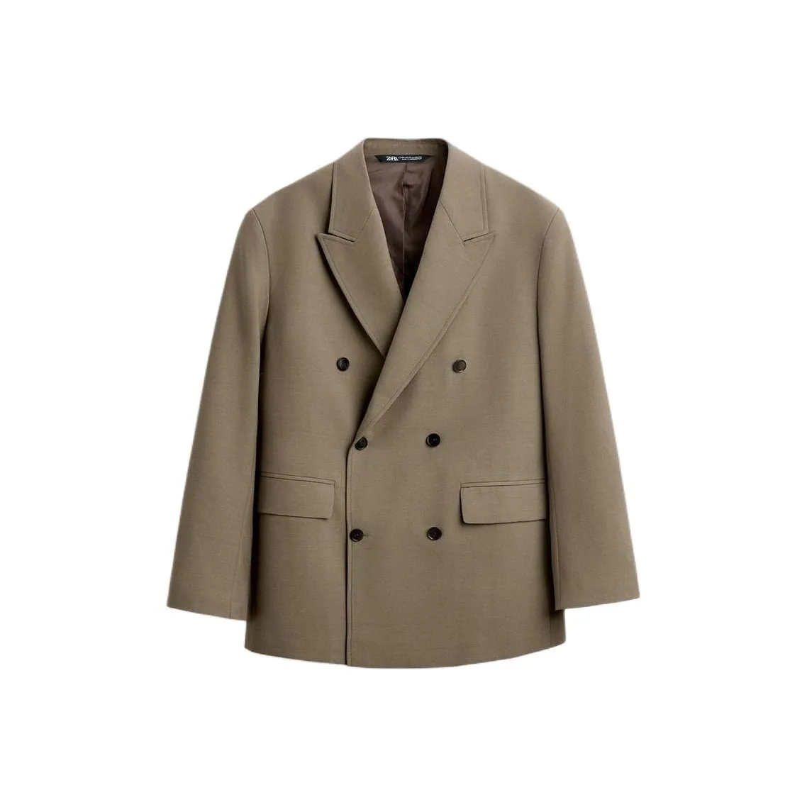 ZARA Business Suit Men's Brown/Dark Taupe