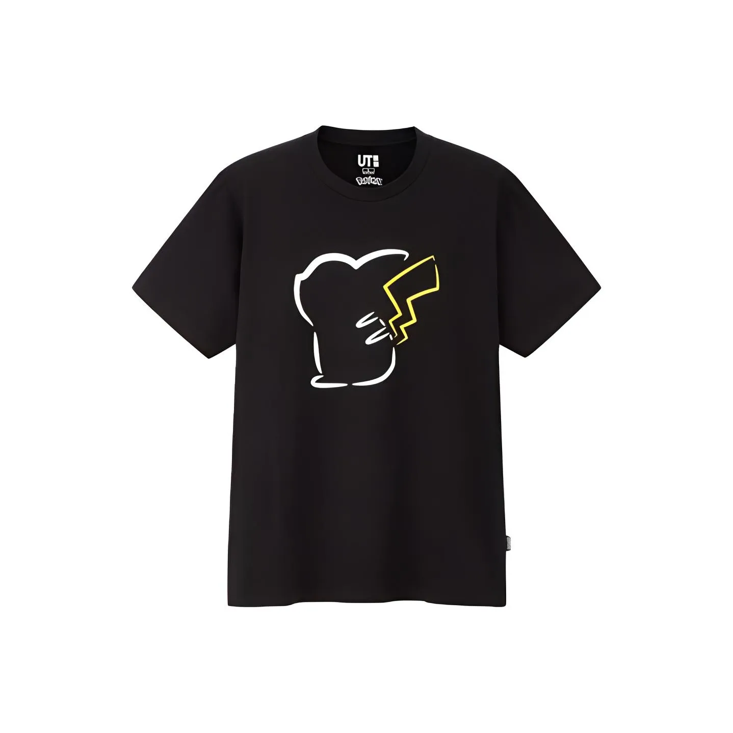 UNIQLO Покемон Co Branded Series T Рубашка Унисекс Черный