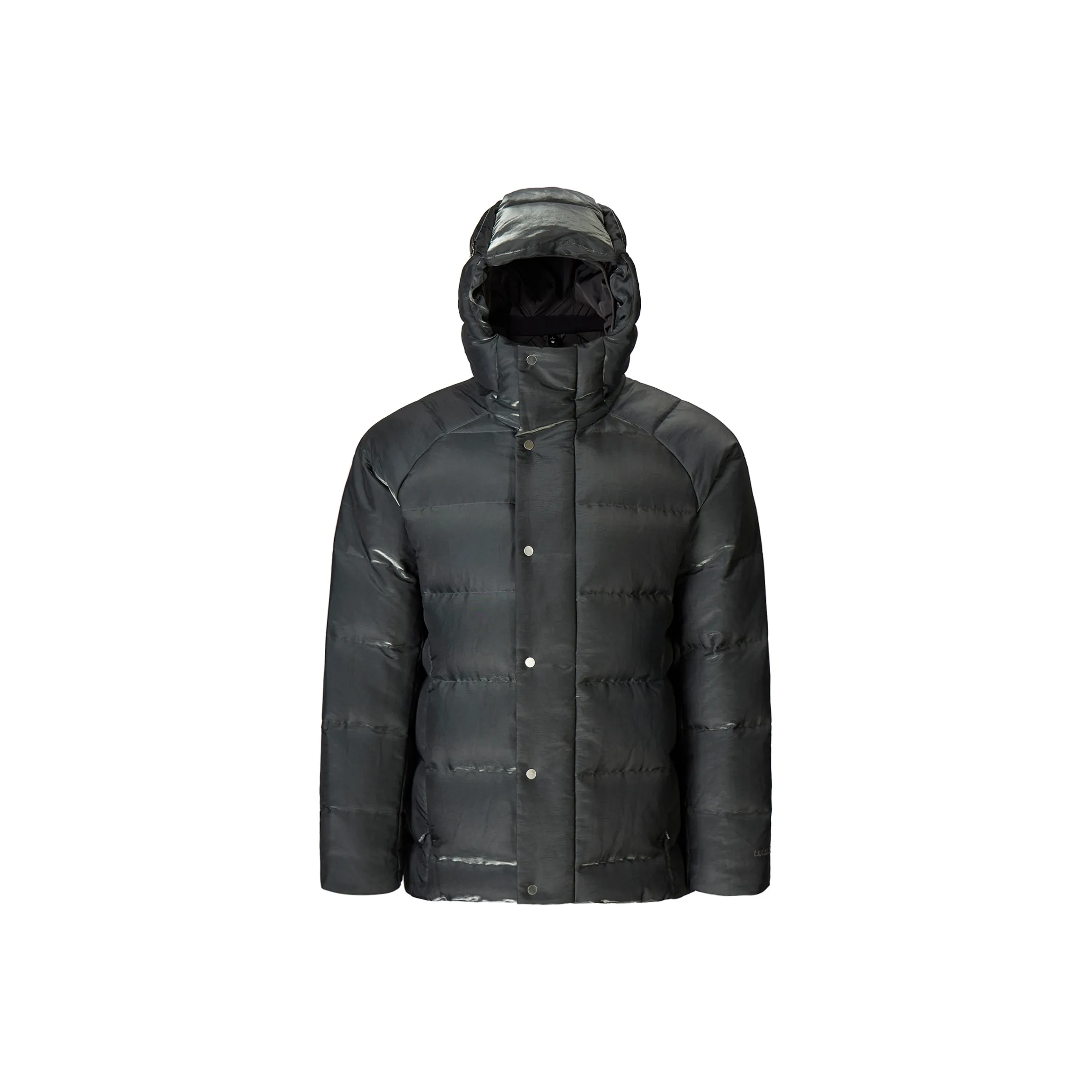 Lululemon Wunder Puff Collection Iridescent Down Jacket Men's Graphite Gray