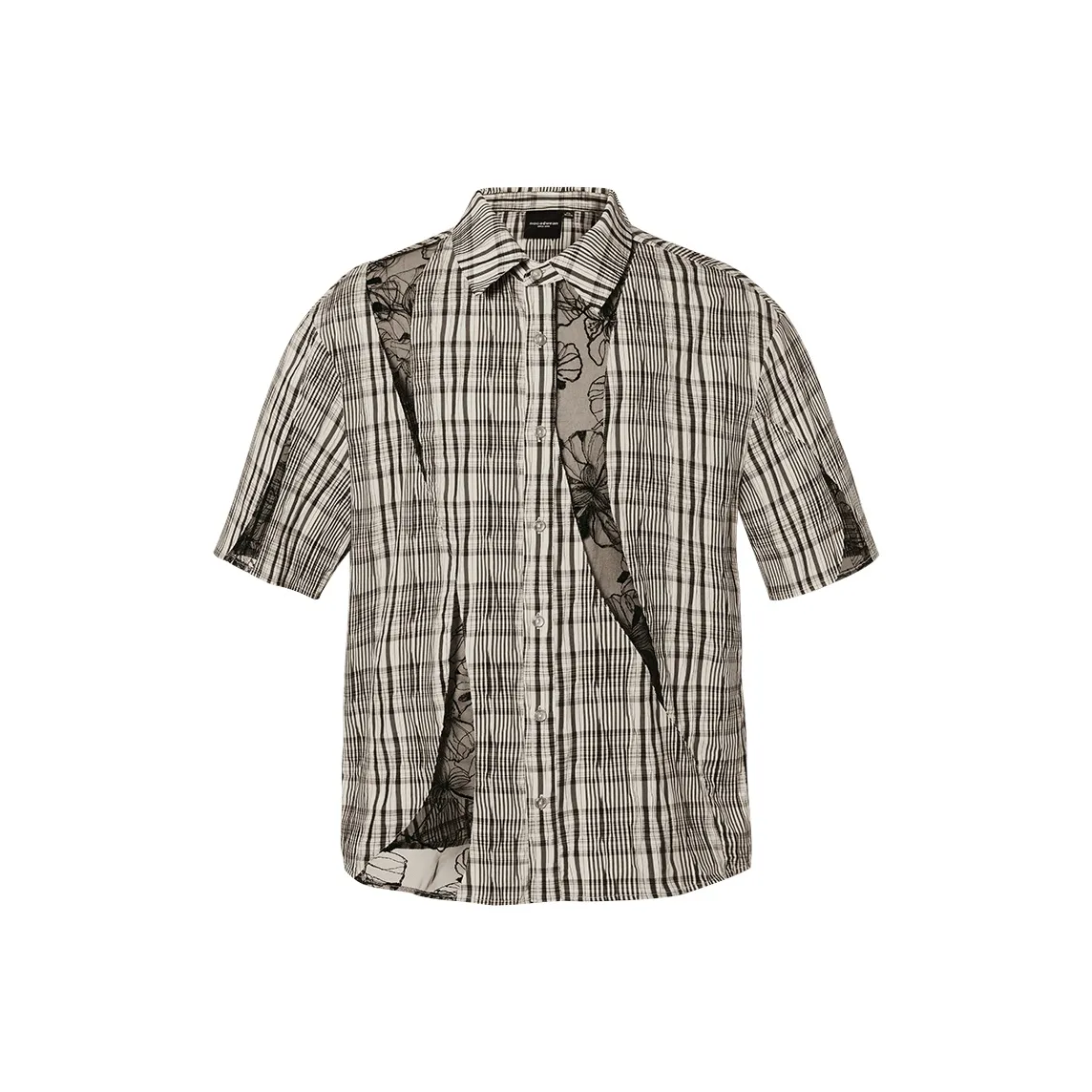 ROCAWEAR Рубашка Унисекс Черная Клетка