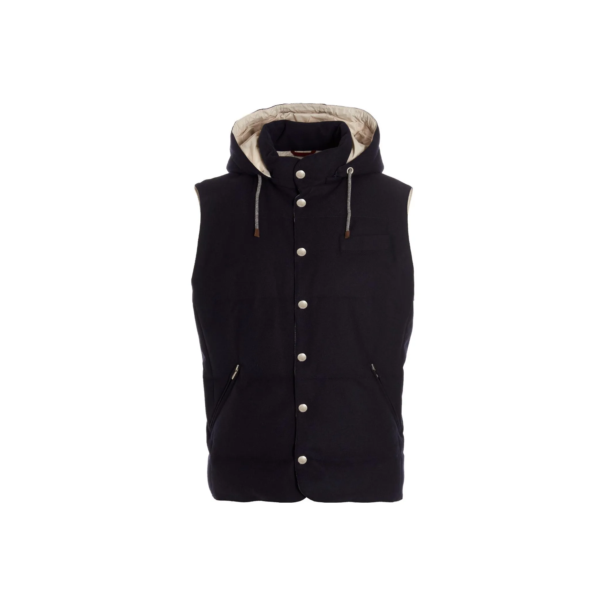 Brunello Cucinelli FW22 Down Vests Men's Black