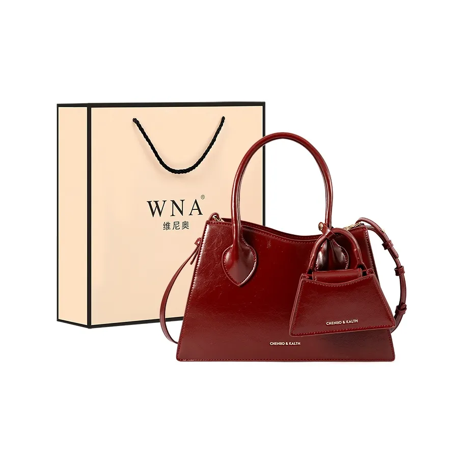 Vigno Сумка через плечо из синтетической кожи женская красная